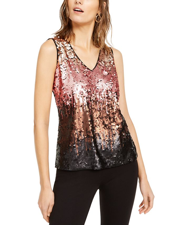 Macy's inc 2025 sequin tops