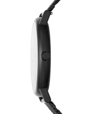 Men's Signatur Black Stainless Steel Mesh Bracelet Watch 40mm 