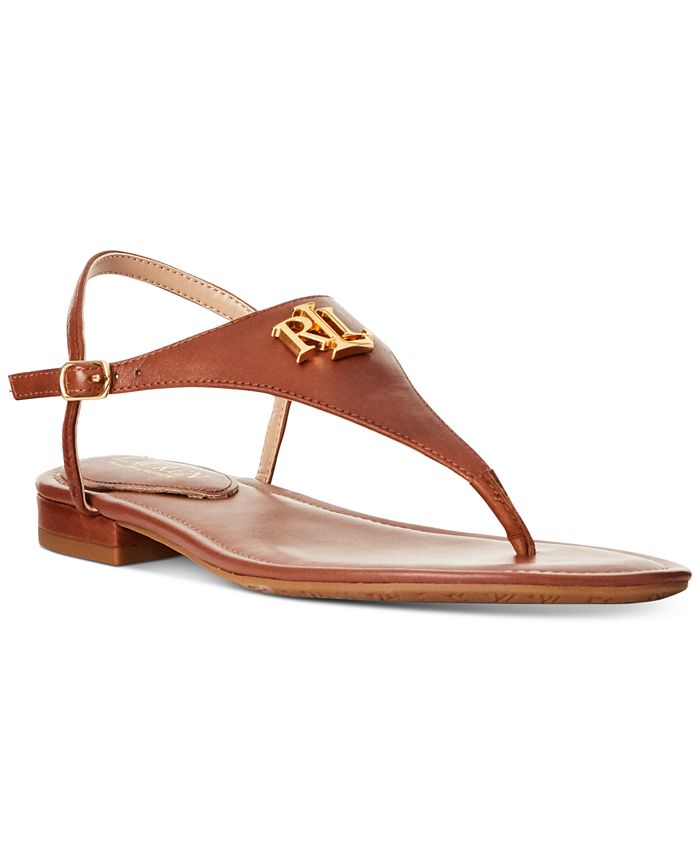 Lauren Ralph Lauren Women's Ellington Flat Sandals & Reviews - Sandals -  Shoes - Macy's