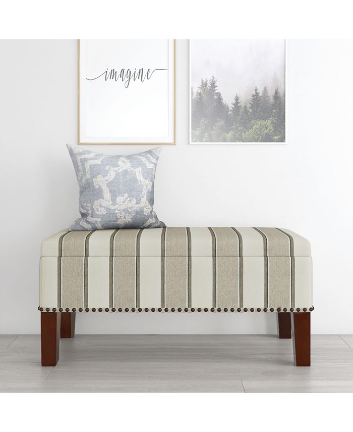 Dorel Living Patton Storage Bench Ottoman & Reviews Furniture Macy's