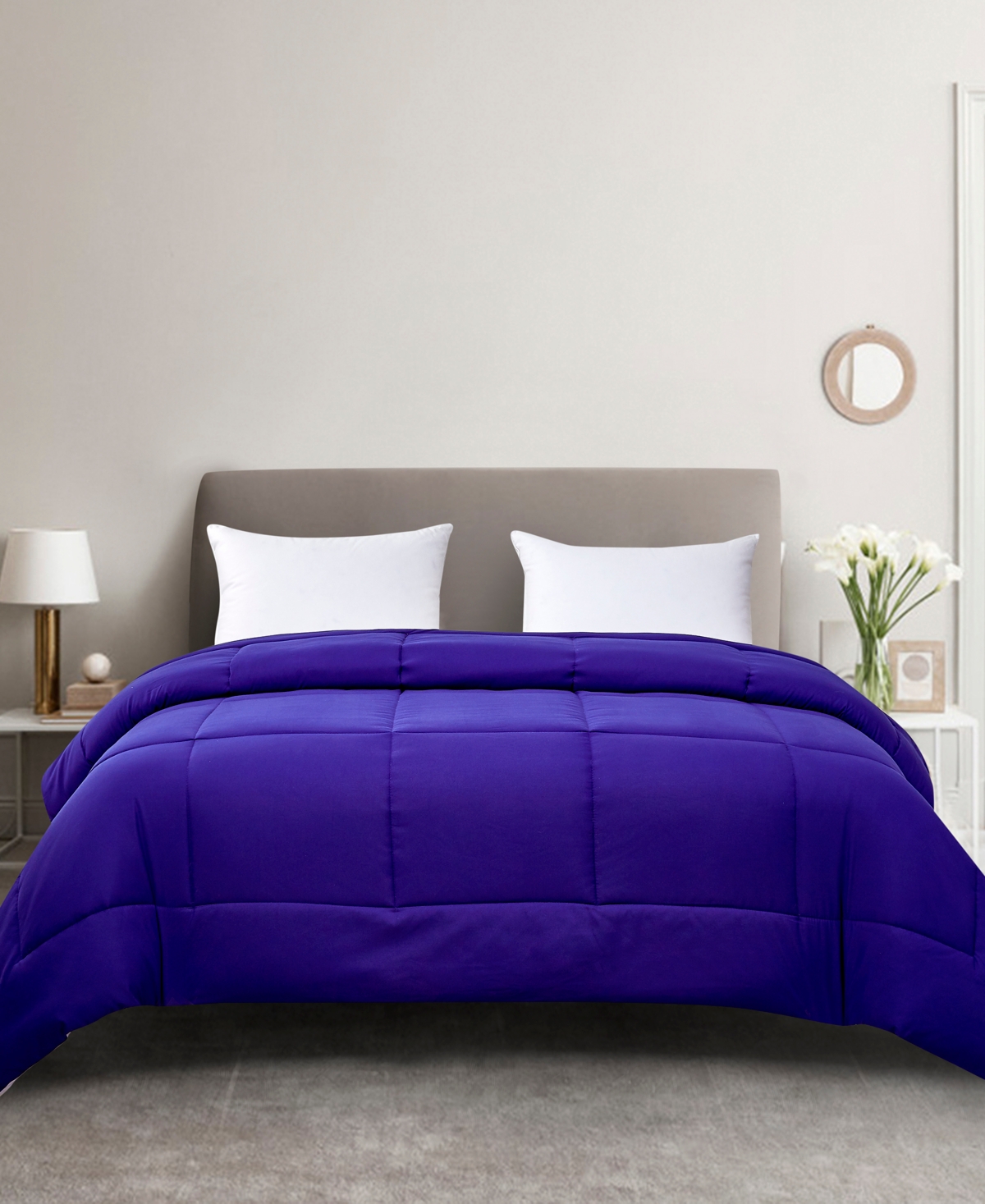 Royal Luxe Reversible Down Alternative Comforter, King, Exclusively At Macy's