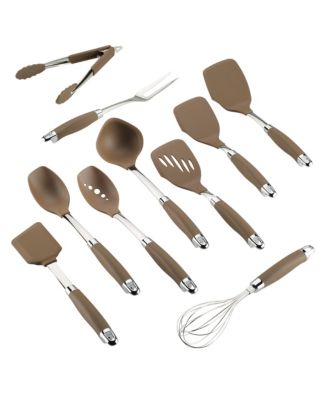 Anolon - Nylon Nonstick Kitchen Utensil Set, 10-Piece, Graphite
