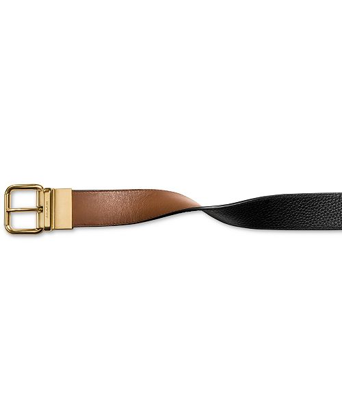 Coach Men S Reversible Leather Belt Reviews All Accessories