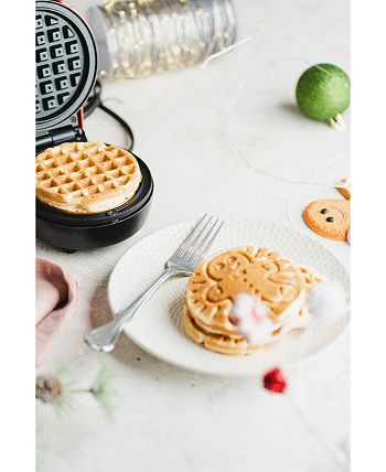 Macy's - Bella Mini Waffle Maker, Gingerbread or Christmas Tree