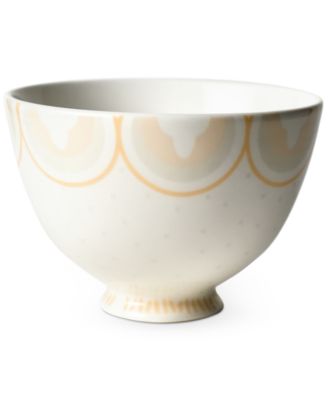 Coton Colors - Blush Arabesque Trim 6" Footed Bowl