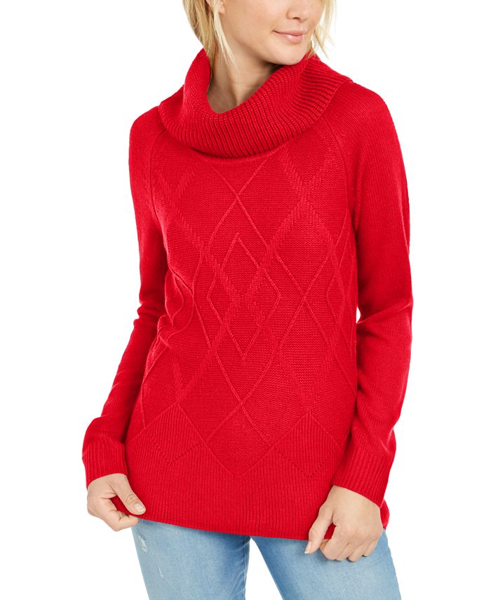 Tommy Hilfiger Cable-Knit Sweater - Macy's