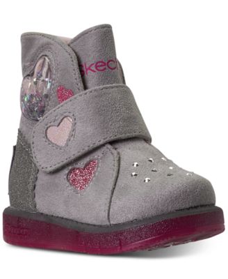 skechers toddler girl boots