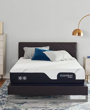 Serta - iComfort CF 2000 11.5" Firm Mattress Set- Full