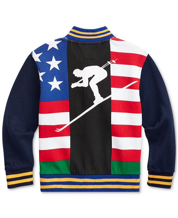 Polo Ralph Lauren Little Boys Downhill Skier Baseball Jacket Macy's