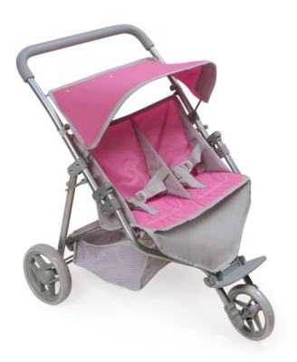 badger basket three wheel doll jogging stroller