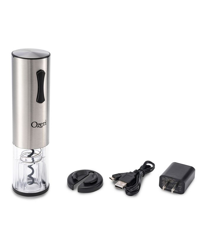 Ozeri Travel Series USB Rechargeable Electric Wine Opener Macy's