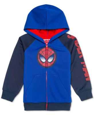 Marvel Spiderman Boys Athletic Fleece Pullover Hoodie