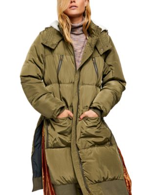 Free People - Oslo Side-Zipper Puffer Coat