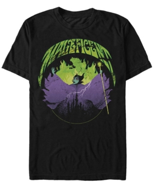 Disney Men's Sleeping Beauty Maleficent Flames Short Sleeve T-Shirt