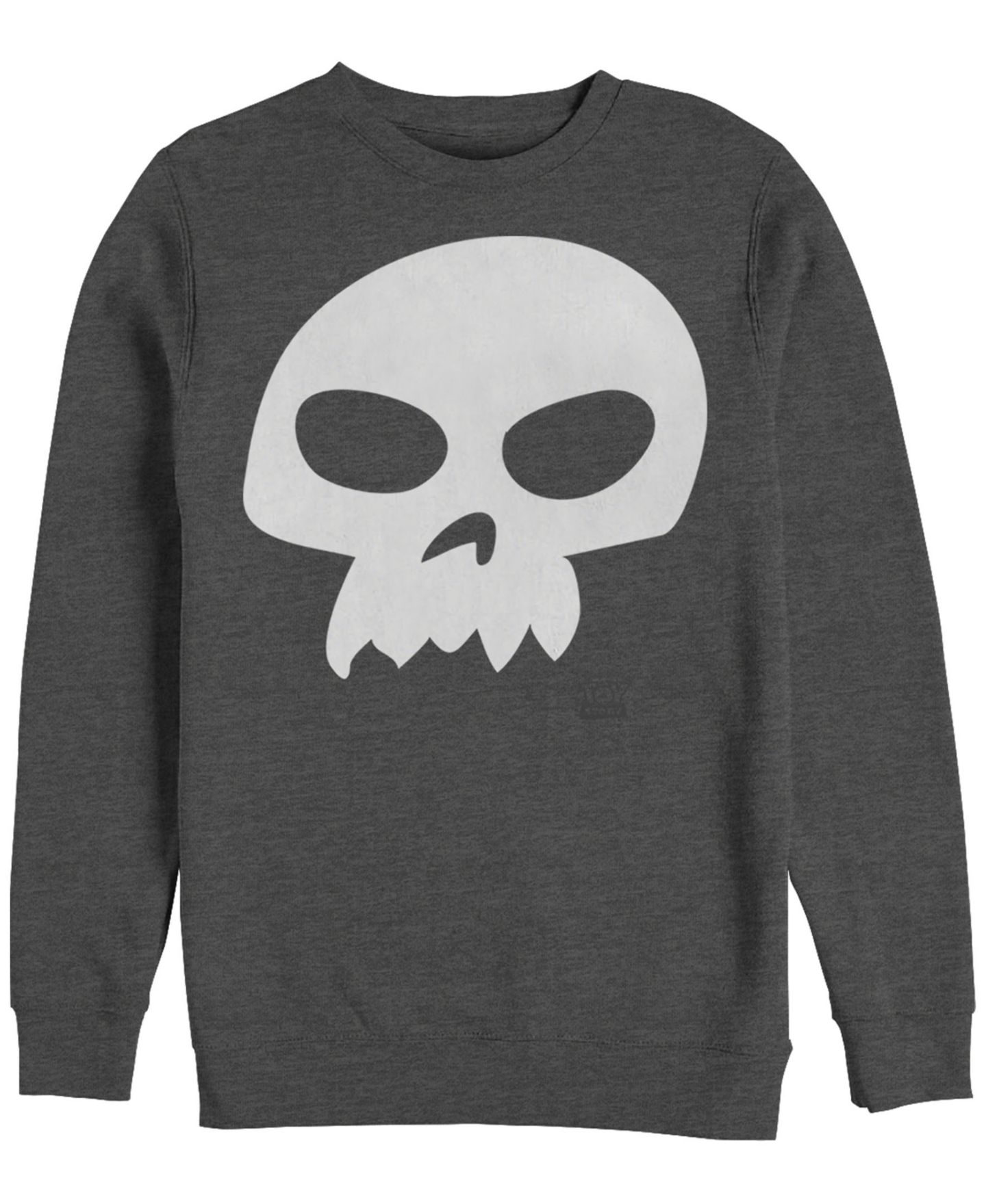 Мужские топы Fifth Sun Disney Pixar Toy Story Sid Skull Costume, Crewneck Fleece, цвет: Тёмный серый — фото 1
