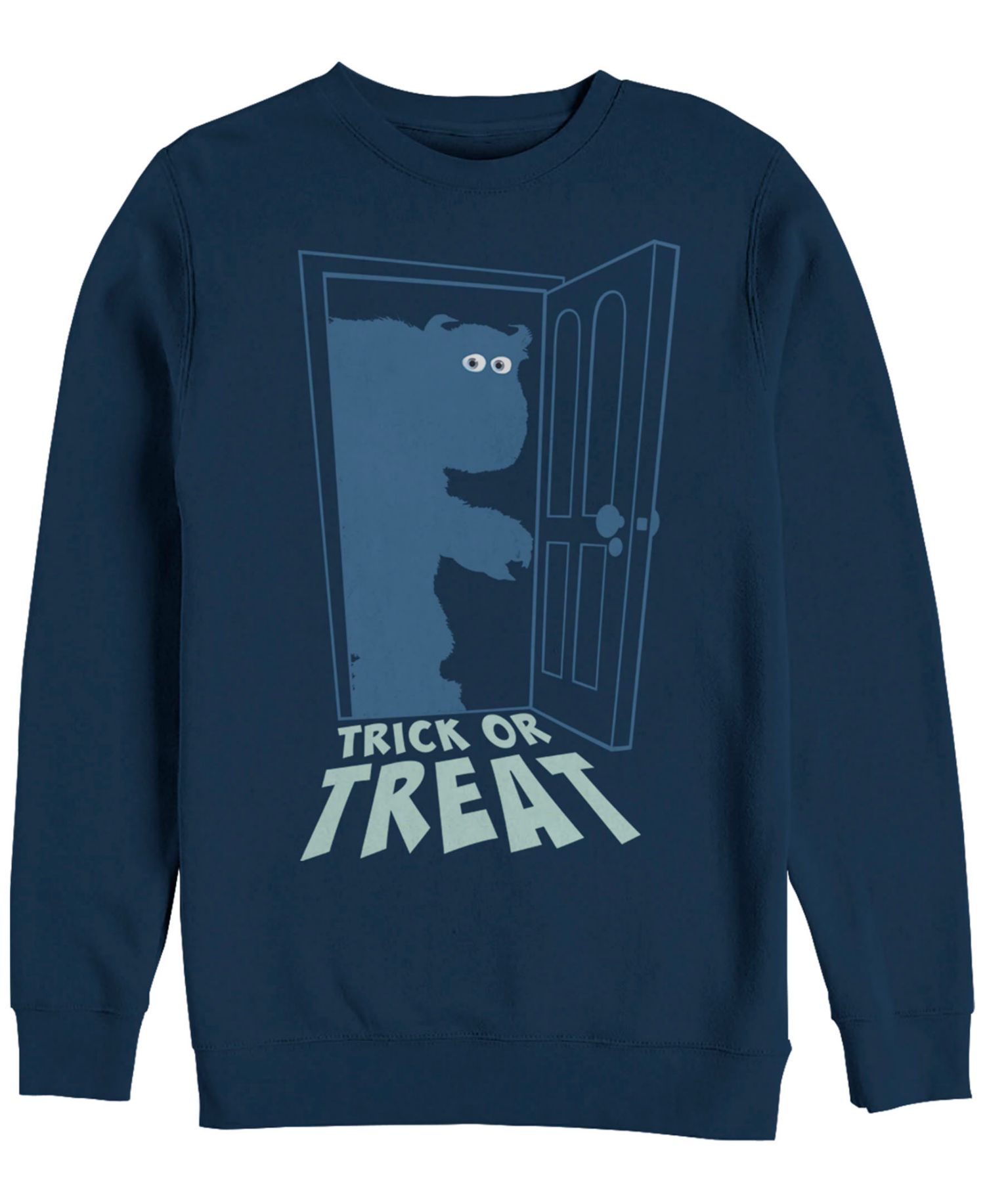 Disney Pixar Men's Monsters Inc. Sulley Trick or Treat, Crewneck Fleece