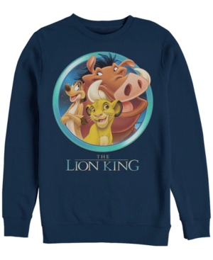 Disney Men's Lion King Best Friends Crewneck Fleece