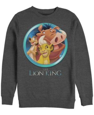 Disney Men's Lion King Best Friends Crewneck Fleece