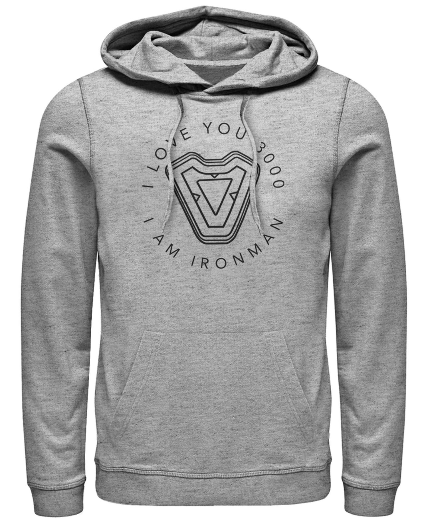 Marvel Men's Avengers Endgame Iron Man I Love You 3000, Pullover Hoodie