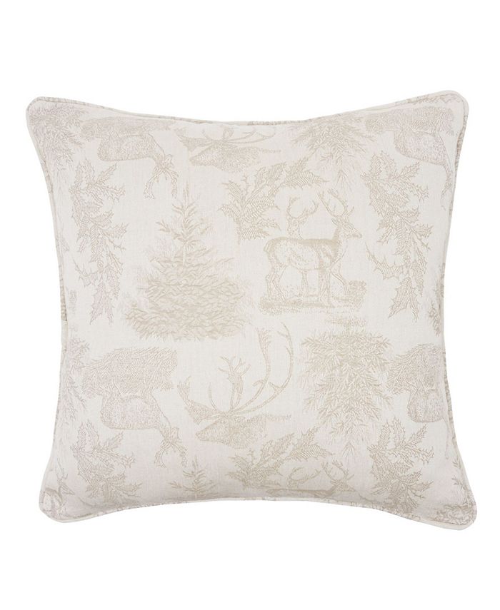 C&F Home Jacquard Stag Pillow, 20" x 20" - Macy's