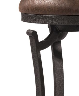 Hillsdale Kelford Swivel Backless Bar Height Stool - Macy's