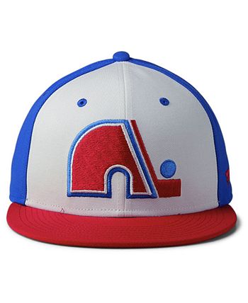 Authentic NHL Headwear Quebec Nordiques Tri-Color Throwback
