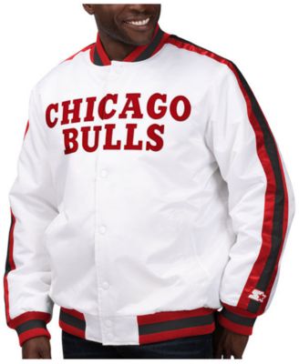 white chicago bulls jacket