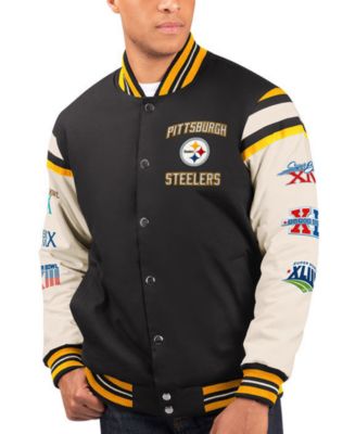 G-iii Sports Nfl Pittsburgh Steelers Team Varsity Commemorative Jacket, Nfl