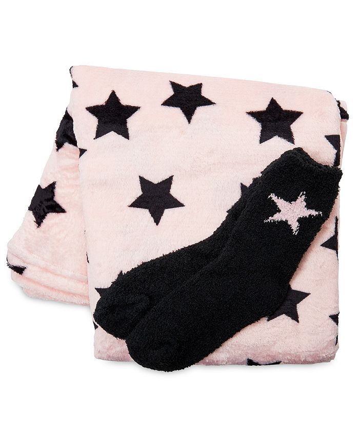 Tricoastal Women's Snuggle Up Blanket & Sock Gift Set, Online Only Macy's