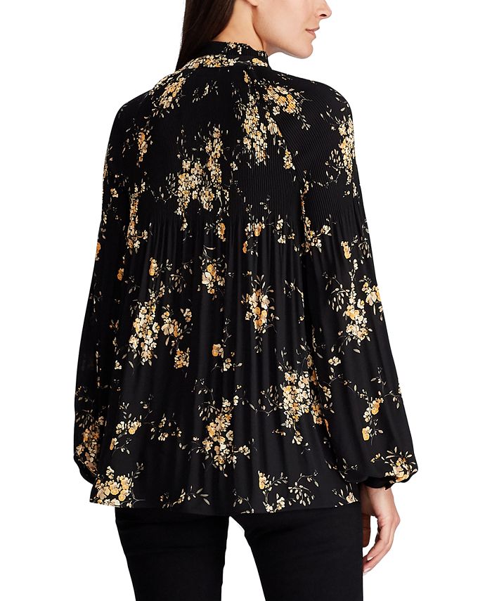 Lauren Mock Neck Floral Top main image 1
