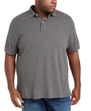 Tommy Hilfiger Men's Big & Tall Solid Classic Fit Ivy Polo