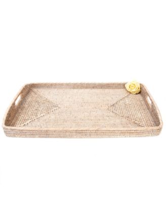 Artifacts Trading Company Rectangular Tray With High Handles image