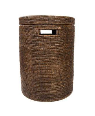 Artifacts Trading Company Round Hamper with Lid