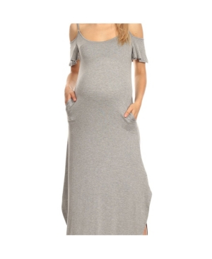 White Mark White Mark Plus Size Maternity Lexi Maxi Dress From