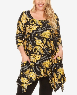 image of White Mark Plus Size Alegra Tunic