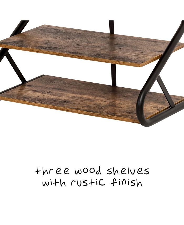 Honey Can Do Rustic 3Level Shoe Rack Macy's
