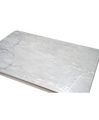 Foiled Marble Granite Thick Cork Heat Resistant 12" x 18" Placemats - Set of 2