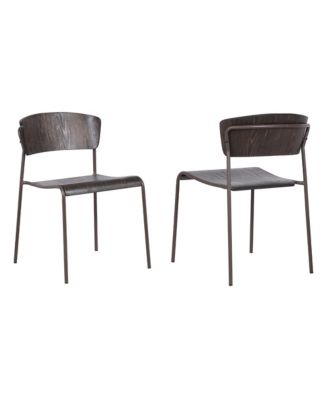 Armen Living - Nick Dining Chair, Quick Ship (Set of 2)