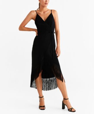 macys fringe dress
