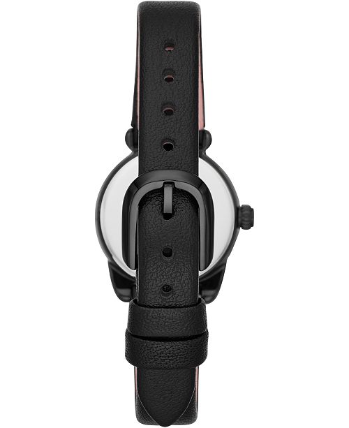 Kate Spade New York Women S Cat Face Black Strap Watch 26mm