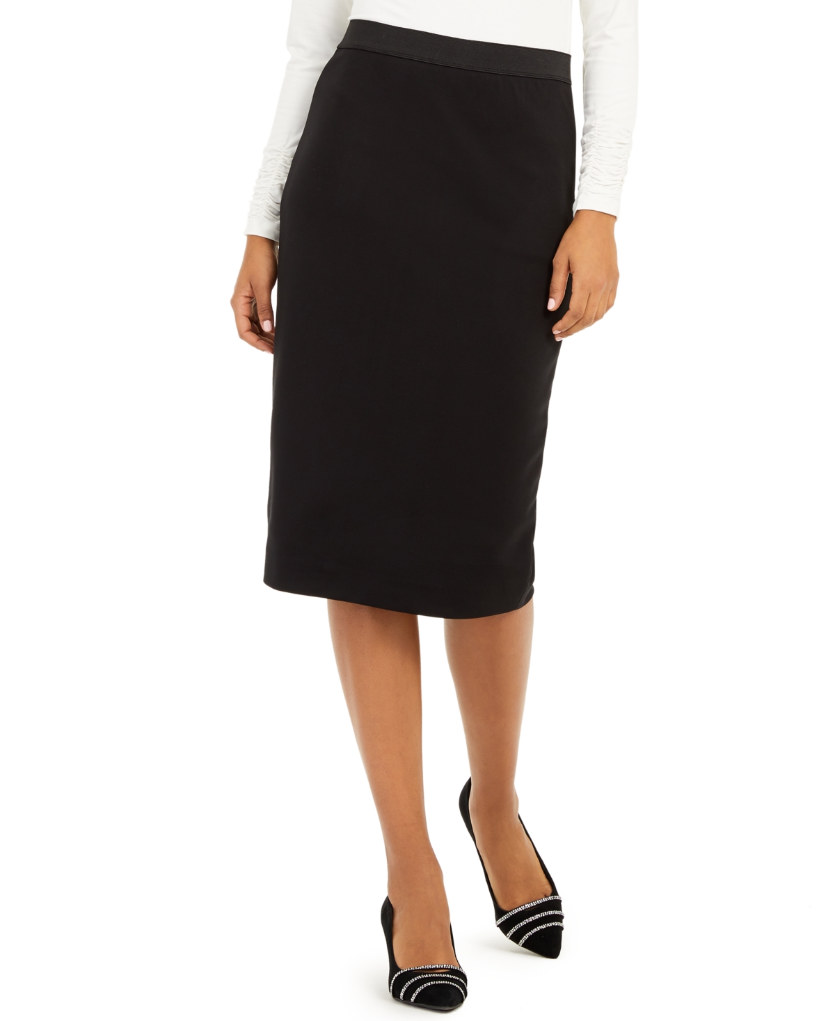Alfani Below-Knee Pencil Skirt, Created for Macy's