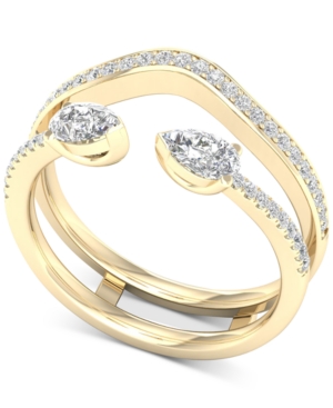 image of Diamond Pear Enhancer Ring (1/2 ct. t.w.) in 14k Gold