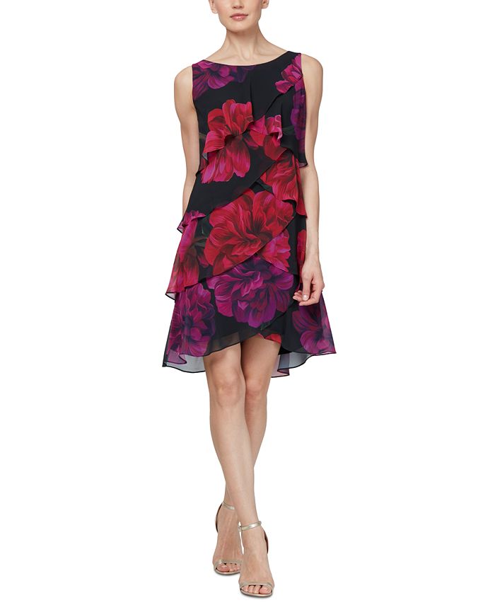 Tiered top sheath dress