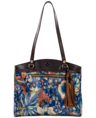 macys leather tote