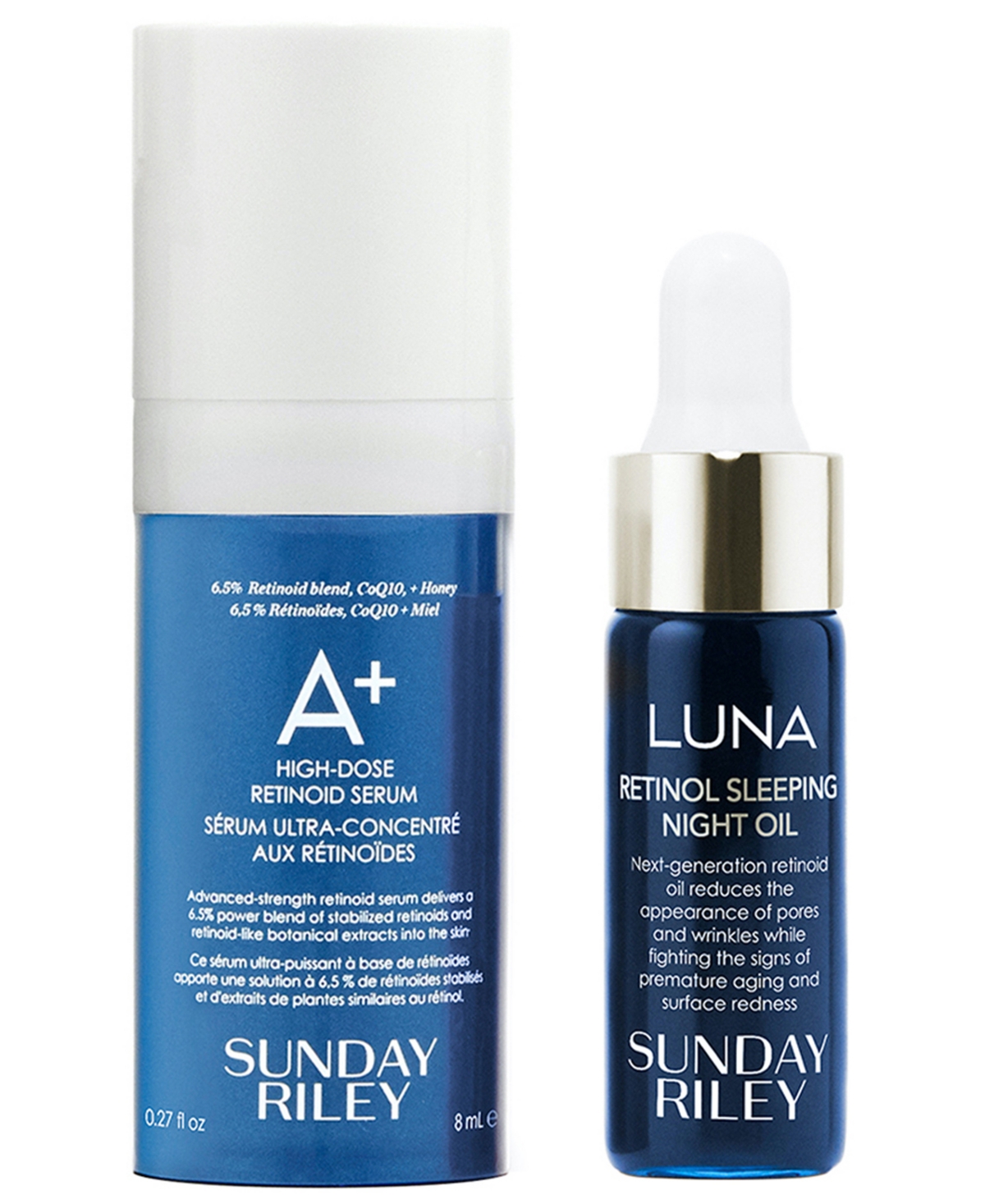 Sunday Riley A+ and Luna Retinol Trial Set