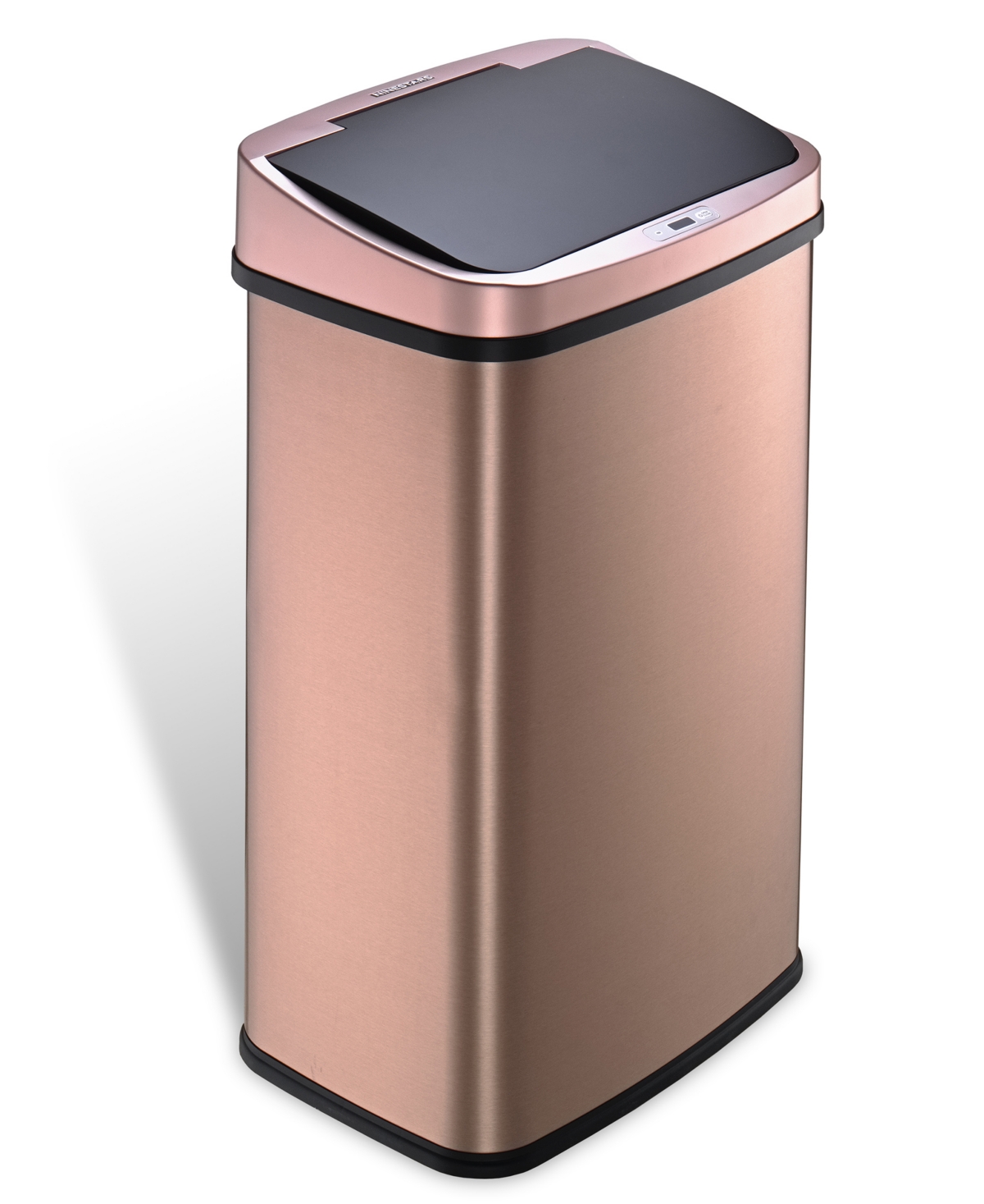 13.2 Gallon Gold-tone Stainless Steel Sensor Trash Can - Gold