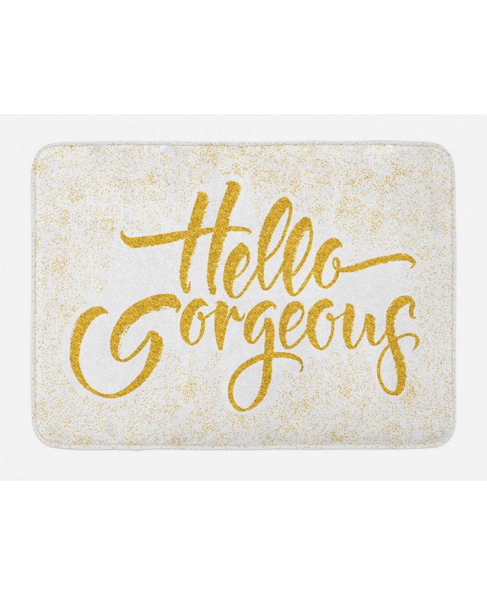 Ambesonne Hello Bath Mat Macy's