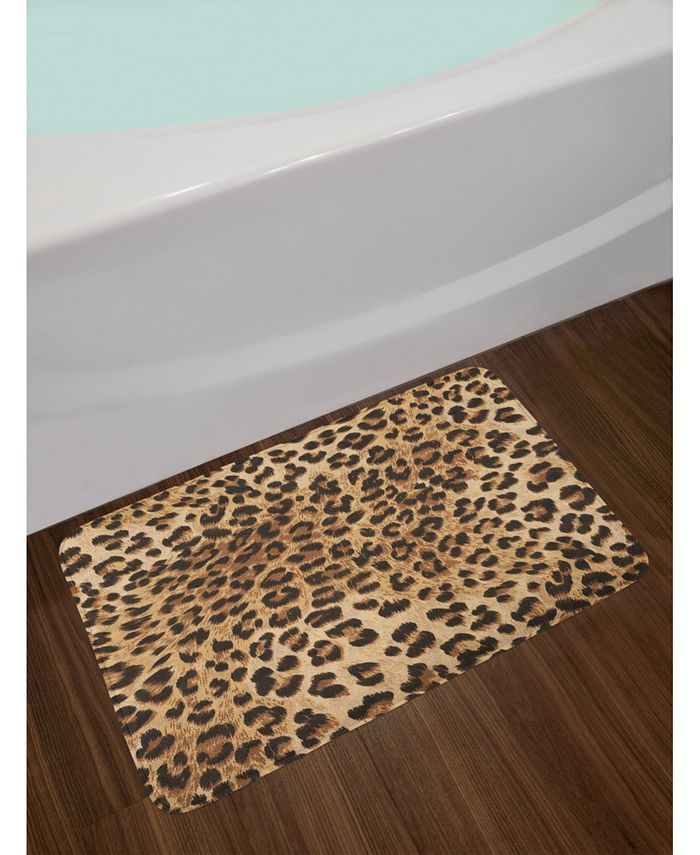 Ambesonne Leopard Print Bath Mat Macy's