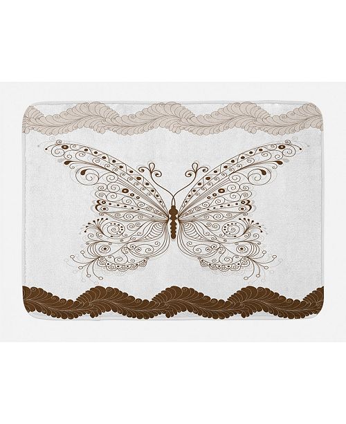 Ambesonne Butterfly Bath Mat Reviews Shower Curtains Bed Bath Macy S