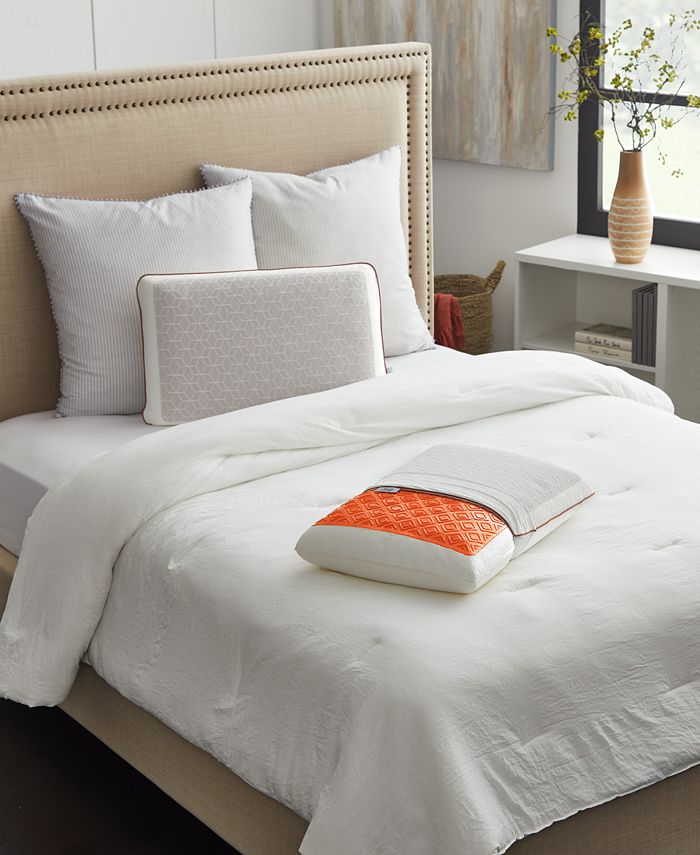 Sealy Copper Gel Memory Foam Pillow Macy's